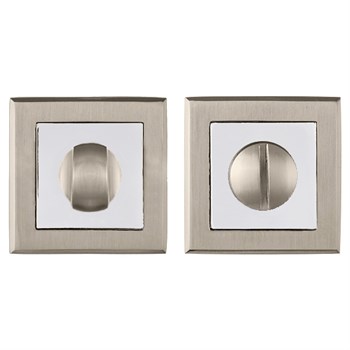 Ручка Punto (Пунто) поворотная BK6.K.QL52 (BK6 QL) SN/CP-3 матовый никель/хром - фото 117556