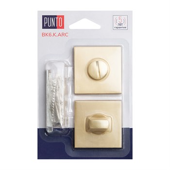 Ручка Punto (Пунто) поворотная BK6.K.ARC.Q52 (BK6 ARC) SSG-39 сатин.золото - фото 117583