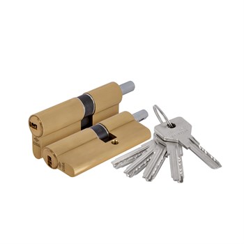 Цилиндровый механизм Cisa (Чиза) под вертушку ASIX OE302-13.00 (70 мм/30+10+30), ЛАТУНЬ - фото 117663