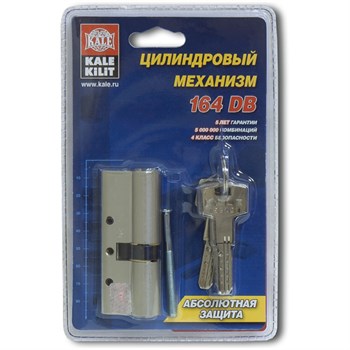 Цилиндровый Kale kilit (Кале килит) механизм 164 DBN-E/70 (30+10+30) mm латунь 5 кл. - фото 117836