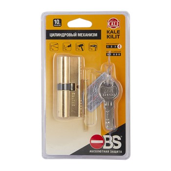 Цилиндровый Kale kilit (Кале килит) механизм 164 OBS SNE/90 (40+10+40) mm латунь 5 кл. - фото 117850