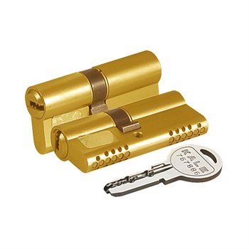 Цилиндровый Kale kilit (Кале килит) механизм 164 OBS SNE/90 (40+10+40) mm латунь 5 кл. - фото 117851
