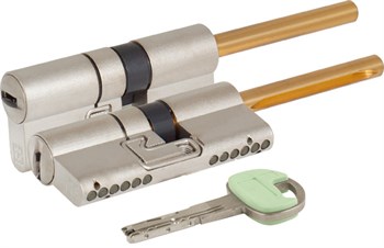 Цилиндровый механизм Mottura (Моттура) под вертушку (дл. шток) C48P413101C5 (72 мм/36+10+26), МАТ.НИКЕЛЬ - фото 118731