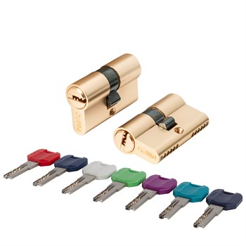 Цилиндровый Punto (Пунто) механизм MaxPro7000Key 52mm (21+10+21) SSG сатин.золото 7key - фото 118885