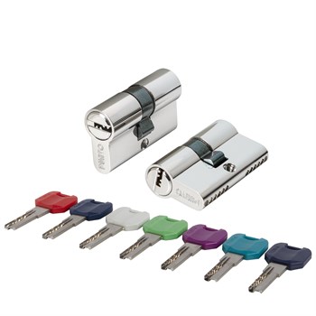 Цилиндровый Punto (Пунто) механизм MaxPro7000Key 52mm (21+10+21) CP хром 7key - фото 118906