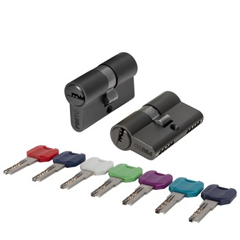 Цилиндровый Punto (Пунто) механизм MaxPro7000Key 52mm (21+10+21) BL черный 7key - фото 118921