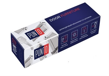 Цилиндровый Punto (Пунто) механизм Z3007Tang90(55+10+25) со штоком CP хром - фото 119302