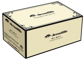 Ручка Armadillo (Армадилло) поворотная WC-BOLT BK6/CL GP-2 Золото - фото 124815