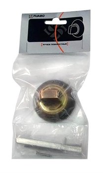 Ручка Fuaro (Фуаро) поворотная BKW8.R.RM54 (BKW8 RM) SG/GP-4 матовое золото/золото - фото 125123