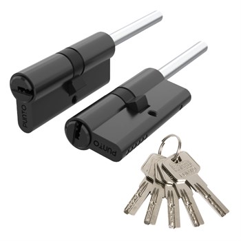 Цилиндровый Punto (Пунто) механизм Z3007Tang95(60+10+25) со штоком BL черный - фото 128815
