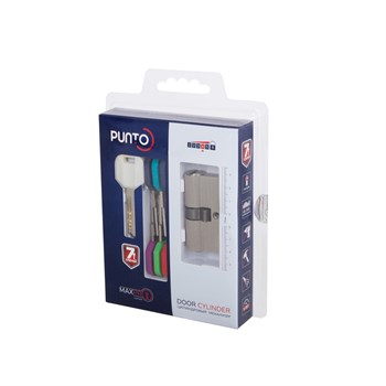 Цилиндровый Punto (Пунто) механизм MaxPro7002Knob60mm(25+10+25) GR графит 7key с вертушкой - фото 128913