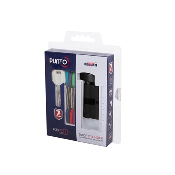 Цилиндровый Punto (Пунто) механизм MaxPro7002Knob52mm(21+10+21) GR графит 7key с вертушкой - фото 128919