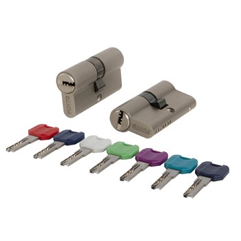 Цилиндровый Punto (Пунто) механизм MaxPro7000Key65mm(25+10+30) SN никель 7key - фото 128985
