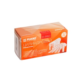 Цилиндровый Fuaro (Фуаро) механизм (D-PRO500/60) D-PRO5000Key60(25+10+25) SSG-39 сатинированное золото 5Key - фото 129479