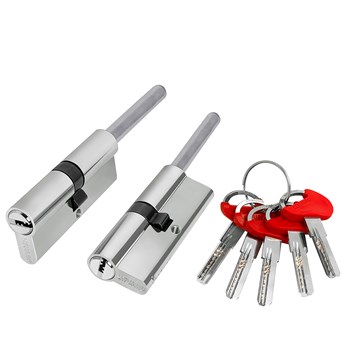 Цилиндровый Fuaro (Фуаро) механизм D-PRO5007 Tang 105 w/k (70+10+25) CP хром 5Key без верт. - фото 129539