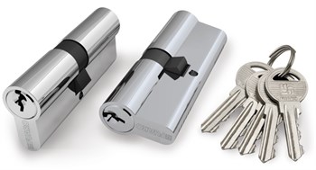 Цилиндровый Fuaro (Фуаро) механизм (100 ZA/70) 1000ZAKey70(30+10+30) CP хром 5Key - фото 129553