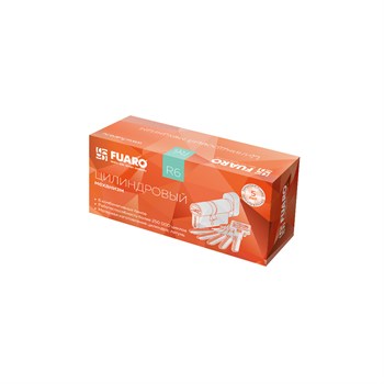 Цилиндровый Fuaro (Фуаро) механизм (R602/100) R6002Knob100(45+10+45) CP хром 5Key с вертушкой - фото 129608