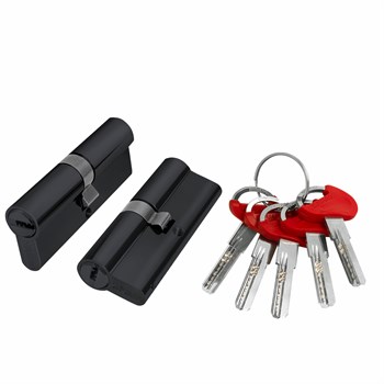 Цилиндровый Fuaro (Фуаро) механизм (D-PRO500/70) D-PRO5000Key70(30+10+30) BL черный 5Key - фото 129786