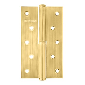 Петля Fuaro (Фуаро) съемная IN5430SR-BL SB правая (413/BL-5 125x75x2,5) мат.золото БЛИСТЕР - фото 132478