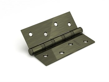 Петля Fuaro (Фуаро) универсальная IN4400U-BL AB (4BB/BL 100x75x2,5) бронза БЛИСТЕР - фото 132534