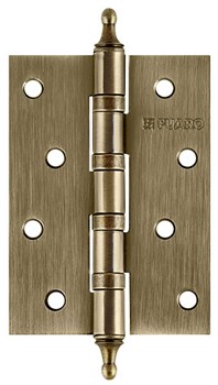 Петля Fuaro (Фуаро) универсальная IN4400UA-BL AB (4BB/A/BL 100x75x2,5) бронза БЛИСТЕР - фото 132538