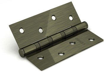 Петля Fuaro (Фуаро) универсальная IN5400U-BL AB (4BB/BL 125x75x2,5) бронза БЛИСТЕР - фото 132544