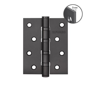 Петля Fuaro (Фуаро) универсальная HEAVY IN4400U GR (графит) 100х75х3 мм - фото 132556