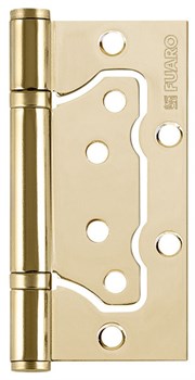 Петля Fuaro (Фуаро) универсальная без врезки IN4500W PB (500-2BB 100x2,5) латунь - фото 132601