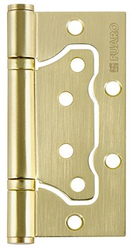 Петля Fuaro (Фуаро) универсальная без врезки IN4500W-BL SB (500-2BB/BL 100x2,5) мат. золото БЛИСТЕР - фото 132672
