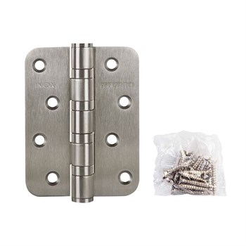 Петля Fuaro (Фуаро) из нержавейки универсальная IN4400U-R10 INOX (4BB-R10 102х76х3) - фото 132727