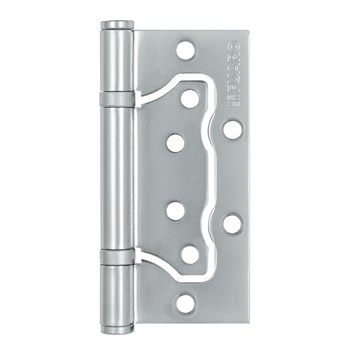Петля Fuaro (Фуаро) универсальная без врезки IN4500W-BL PC (500-2BB/BL 100x2,5) перламутровый хром БЛИСТЕР - фото 132759