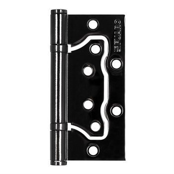 Петля Fuaro (Фуаро) универсальная без врезки IN4500W-BL BN (500-2BB/BL 100x2,5) черный глянец БЛИСТЕР - фото 132857