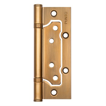 Петля Punto (Пунто) универсальная без врезки IN5200W CF (200-2B 125x2,5) кофе - фото 132962