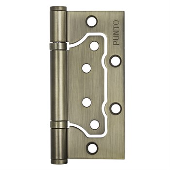 Петля Punto (Пунто) универсальная без врезки IN4200W WAB (200-2B 100x2,5) мат. бронза - фото 132986