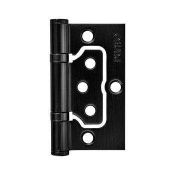 Петля Punto (Пунто) универсальная без врезки IN3200W-HD BL (200-2B/HD 75x2,5) черный - фото 133143