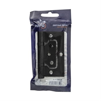 Петля Punto (Пунто) универсальная без врезки IN3200W-HD BL (200-2B/HD 75x2,5) черный - фото 133145