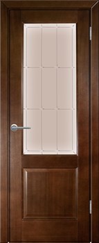 Дверь шпонированная Прованс-12 остеклеоная - фото 38288