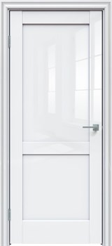 Межкомнатная дверь Белый глянец 596 ПГ - фото 80277