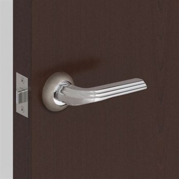 Ручка Punto (Пунто) раздельная BOLERO TL/HD SN/CP-3 матовый никель/хром - фото 81355