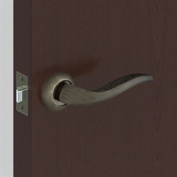 Ручка Punto (Пунто) раздельная GERION TL/HD ABG-6 зеленая бронза - фото 81359