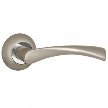 Ручка Punto (Пунто) раздельная CRONA TL/HD SN/CP-3 матовый никель/хром - фото 81490