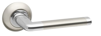 Ручка Fuaro (Фуаро) раздельная R.RM54.TEMPO (TEMPO RM) SN/CP-3 матовый никель/хром - фото 81675