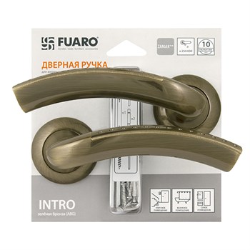 Ручка Fuaro (Фуаро) раздельная INTRO RM/HD ABG-6 зеленая бронза - фото 82020