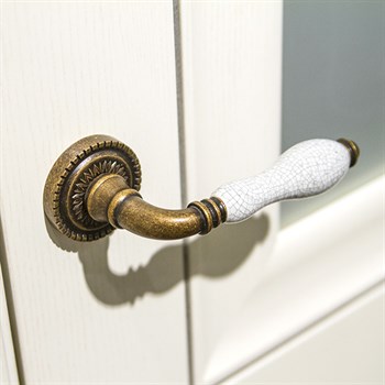 Ручка Armadillo (Армадилло) раздельная R.CL55.Silvia (Silvia CL1) OB/CRP-213 античная бронза/кракелюр - фото 82316