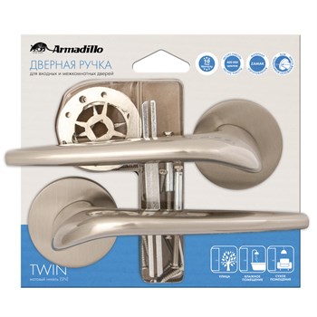 Ручка Armadillo (Армадилло) раздельная TWIN URS/HD BL-26 Черный - фото 82719