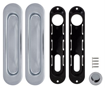 Ручка Armadillo (Армадилло) для раздвижных дверей SH.LD152.010 (SH010) СP-8 хром - фото 82764