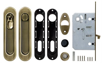 Набор Armadillo (Армадилло) для раздвижных дверей SH.LD152.KIT011-BK (SH011-BK) AB-7 бронза - фото 82768