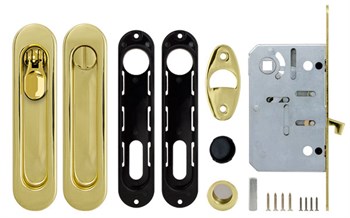 Набор Armadillo (Армадилло) для раздвижных дверей SH.LD152.KIT011-BK (SH011-BK) GP-2 золото - фото 82772