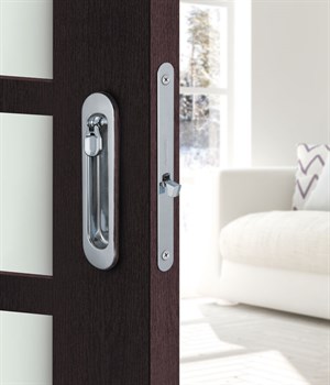 Набор Armadillo (Армадилло) для раздвижных дверей SH.LD152.KIT011-BK (SH011-BK) СP-8 хром - фото 82785