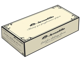 Ручка Armadillo (Армадилло) для раздвижных дверей SH.CL152.010 (SH010/CL) OB-13 античная бронза - фото 82808